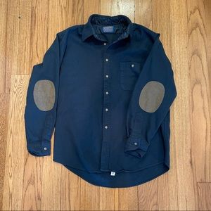 Vintage Pendleton Elbow Patch Wool Shirt